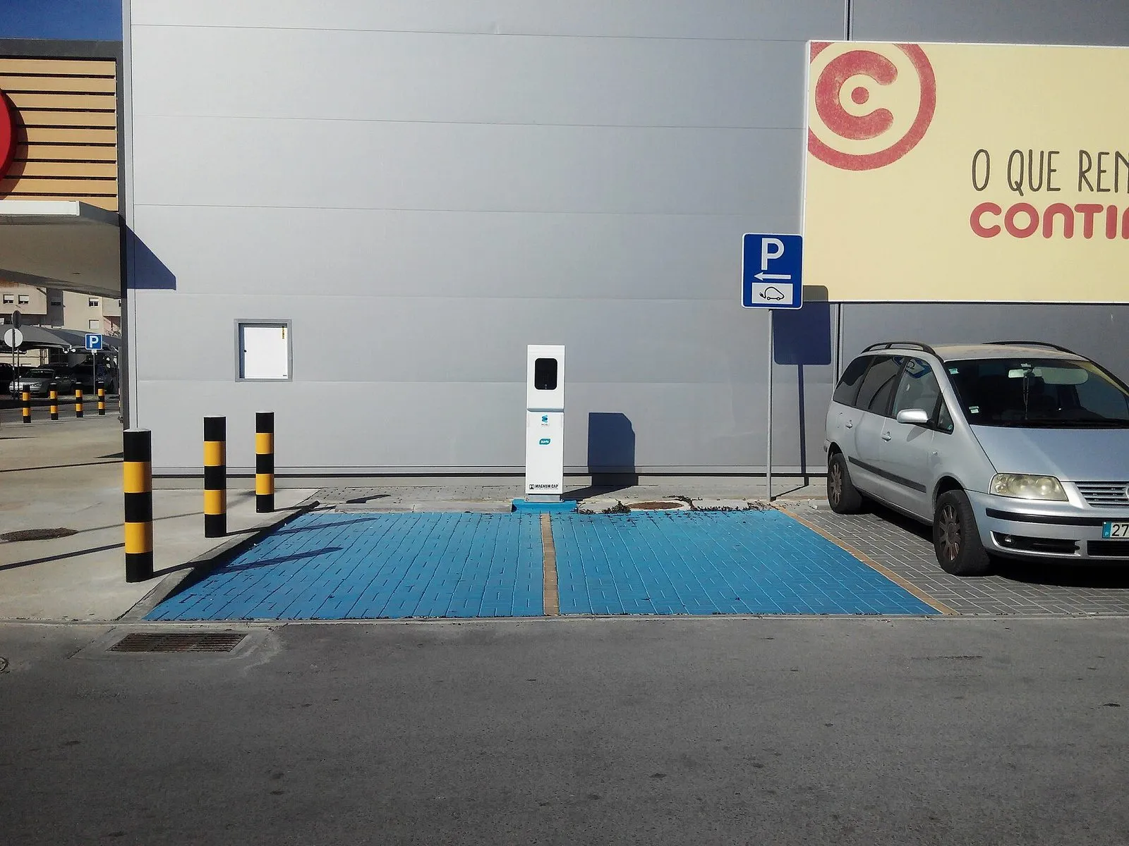 Posto de carregamento da rede Mobi.E em Portugal
